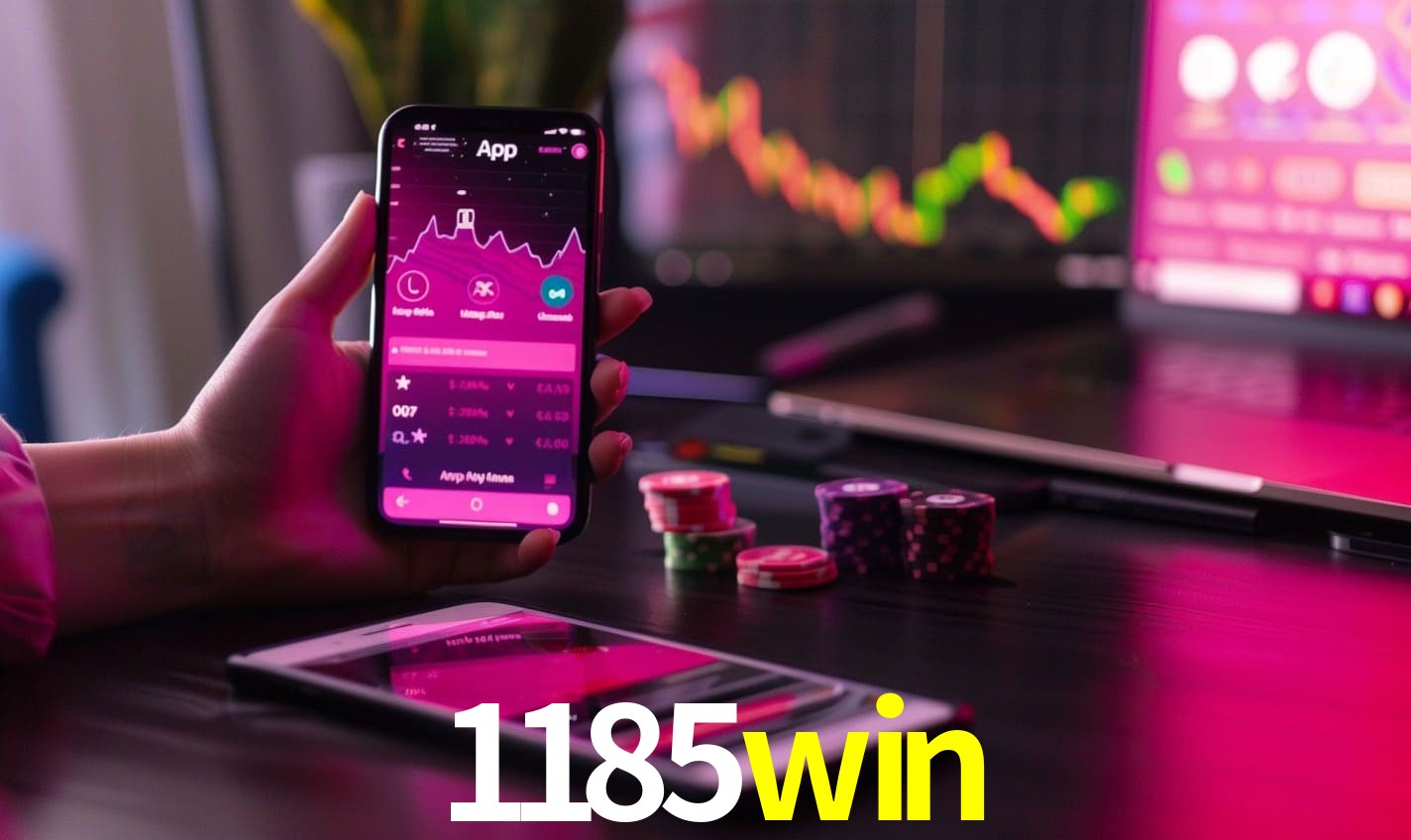 Comparação APP mobile vs versão web da 1185win